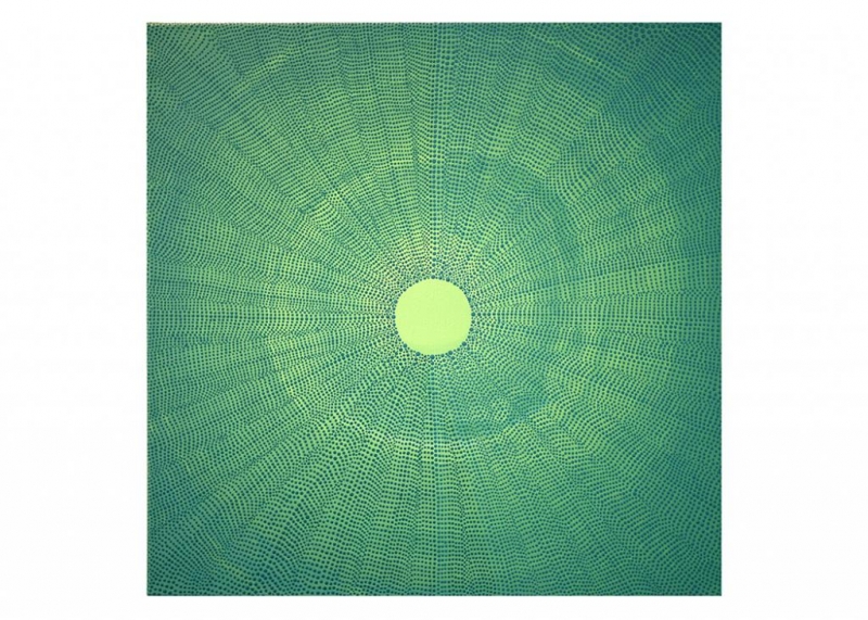 Lucas Garg-Herrero- Fine Art BA Hons- Acrylic on canvas- Rudraksha Detail